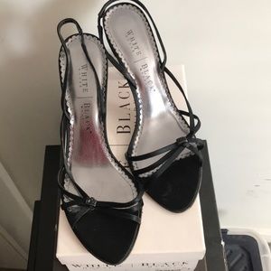 WHBM Black Slingbacks